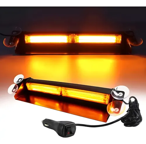 Barra Led Baliza Strobo 23cm 12/24v Sopapa Parabrisa Luneta