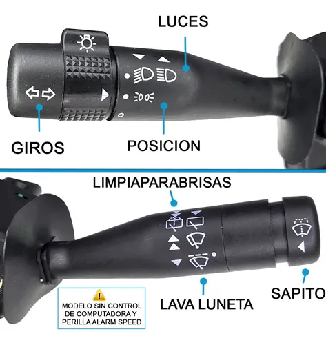 Llave Palanca Luces Limpiaparabrisas Baliza Ford Ka 99/2013