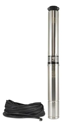 Bomba Sumergible De Pozo Vasser Motorarg Bs4-250 + 40 M. Cab Gris