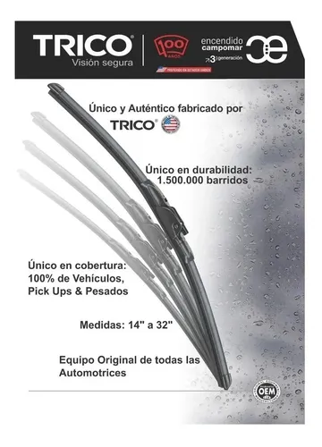 Kit X2 Escobillas Delanteras Aeroflex Onix Prisma 2012/