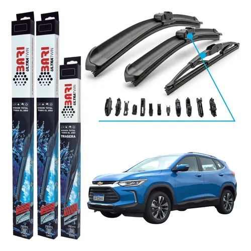 Escobillas Kit X3 Chevrolet Tracker 2010/2023