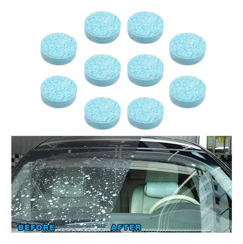 3x Pack De 10 Tabletas Lavaparabrisas