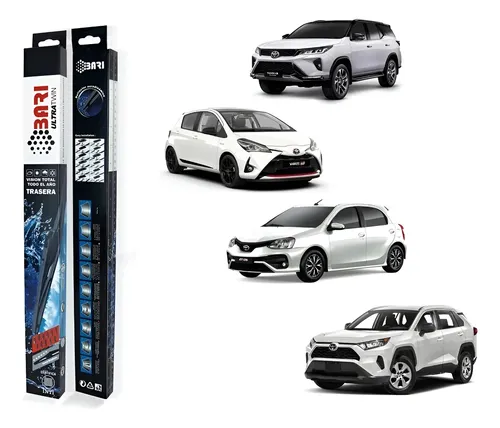 Escobilla Trasera Bari Ultra P/ Toyota Yaris Etios Sw4 Rav4