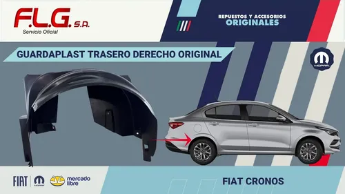 Guardaplast Trasero Derecho Fiat Cronos 18/21