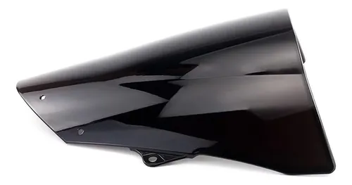 Parabrisas Plástico Negro Para Moto Con Deflector
