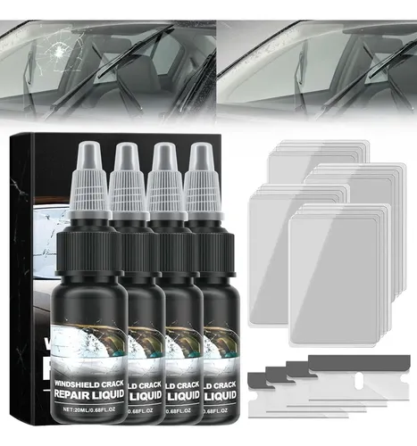 Crack Repair Kit, Cracks Gone Glass Repair Kit, Windshield