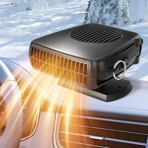 Calentador Para Auto 12v, Desempañador De Parabrisas, Negro