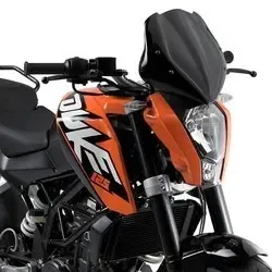 Parabrisa Deflector Kappa Ktm Duke 200 390 Negro Ct.