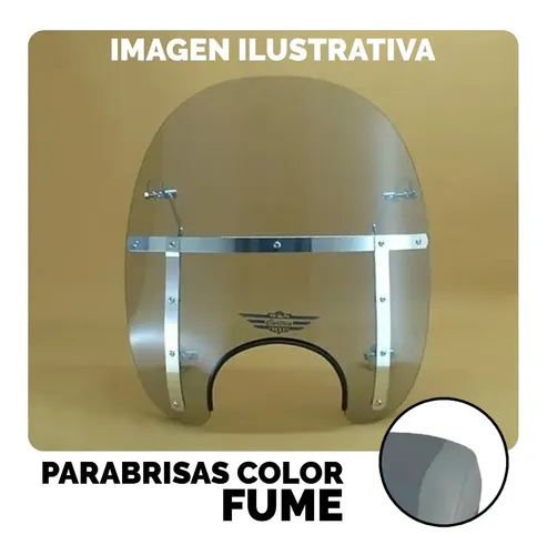 Parabrisas Curtain Universal Custom Xl 21 Tonalizado Um