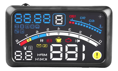 Advertencia De Límite De Velocidad P Con Pantalla Frontal Hud Universal En Mph/km/h