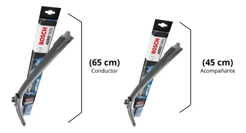 Kit 3 Escobillas Aerotwinpls Bosch Citroen C4 Cactus 2018 +