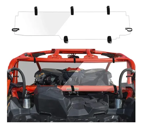 Kemimoto X3: Wandshield Trasero Para Can Am X3 Y Pc