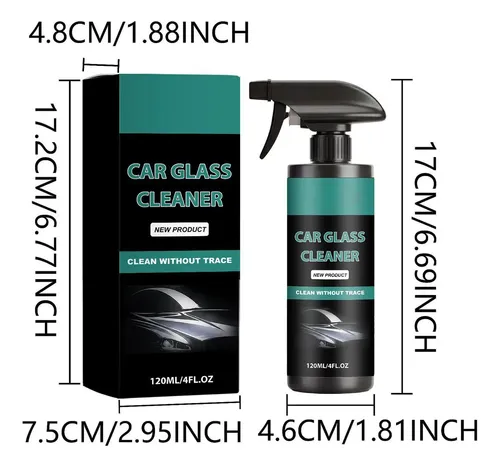 Car Glass Cleaner 120ml Direct-apply Bottle For Windshield