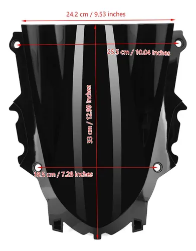 Parabrisas De Moto Abs Para Yamaha Yzf R3 2019-2020