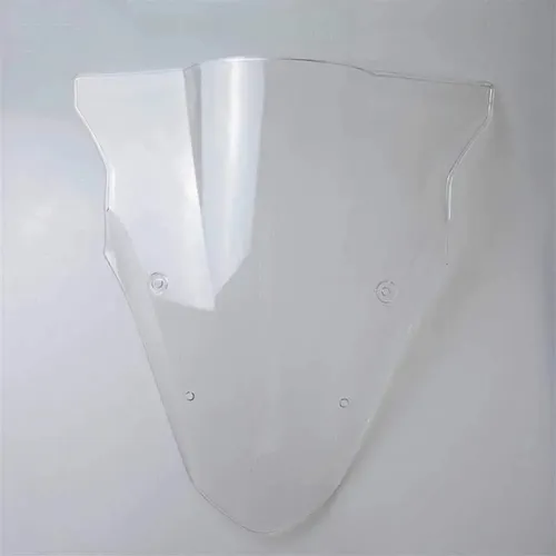 Parabrisas Doble Burbuja Transparente Para Moto Fume