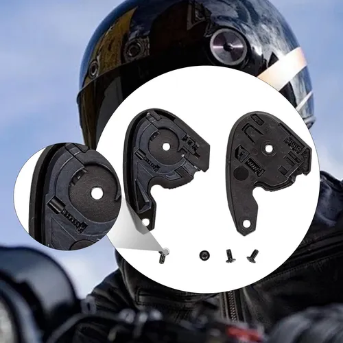Base Para Lentes De Casco De Moto, 2 Piezas