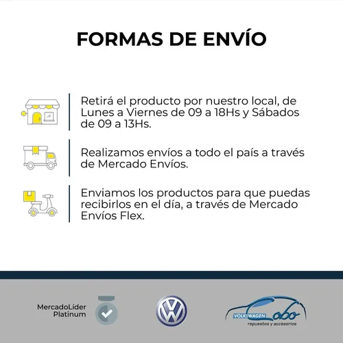 Rejilla Bajo Parabrisas Izq. Vw Fox Suran 2015/ Original