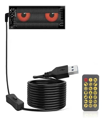 F-panel De Parabrisas Led Rgb Para Coche, Pantalla Led Para
