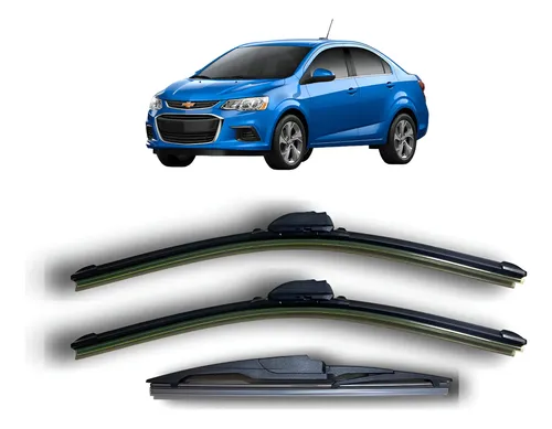 Kit 3 Escobillas Chevrolet Sonic 2011 2012 2013 2014 2015 +