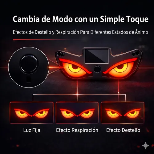 Luces Led Ojos De Diablo Parabrisas Auto Camion Sin Cable