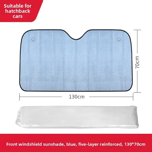 Parasol De 5 Capas De Papel De Aluminio Engrosado Para Parabrisas De Coche