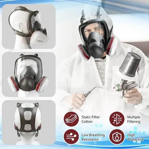 Máscara Nuclear Respiratoria Completa À Pro