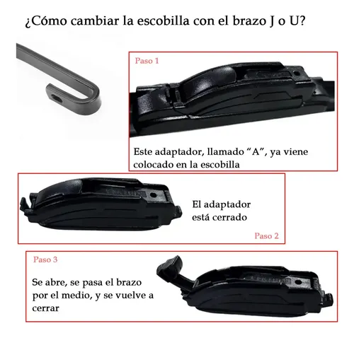 Kit De 3 Escobillas Flex Vw Gol Trend 2008 Hasta 2023