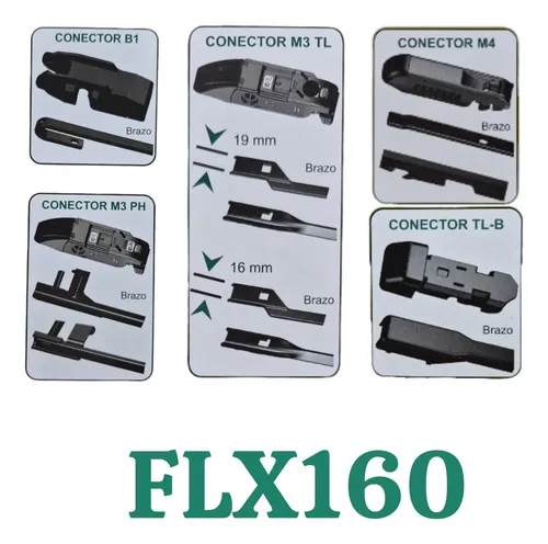 Escobillas Lp Compatible Con Daewoo Tico 93/+ Marca Tridon