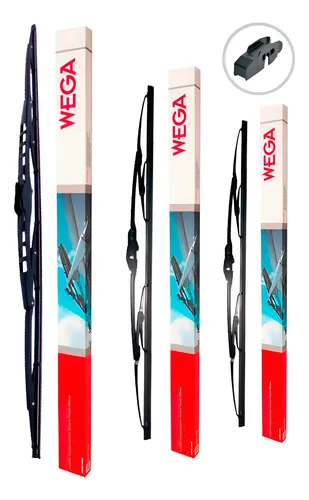 Kit 3 Escobilla Wega Chevrolet Corsa Classic, Pick Up, Wagon