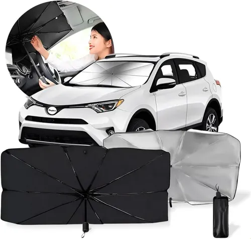 Visera Solar Plegable Con Protección Térmica Uv Para Parabrisas