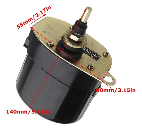 2x Motor De Limpiaparabrisas 12v Para Tractor Willys