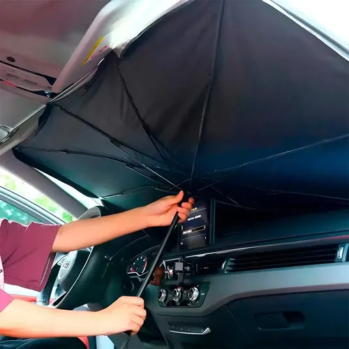 Parasol De Auto Protector Parabrisas Cubre Sol Sombrilla