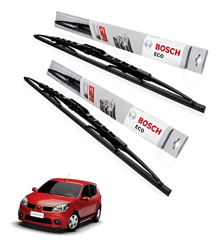 Escobillas Limpiaparabrisa Bosch Eco Sandero Stepway 22′ 18′