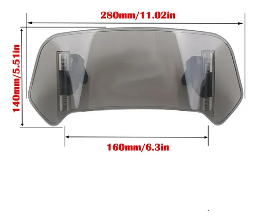Parabrisas Para Motocicleta Protector De Viento Pantalla