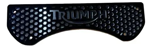 Parabrisas Moto Logo Triumph 900 Street Con Chapa Inoxidable