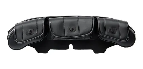 Qp F- Bolsa De Carenado De Sillín De Parabrisas Negro For