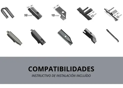 Par Plumas Limpiaparabrisas Para Ford Focus 2011 – 2018