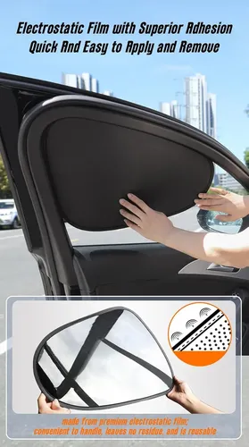 Parasoles Para Las Ventanas Delanteras Y Traseras Del Coche