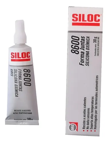 Forma Juntas Silicona Siloc Oximica Gris 8600 30gr