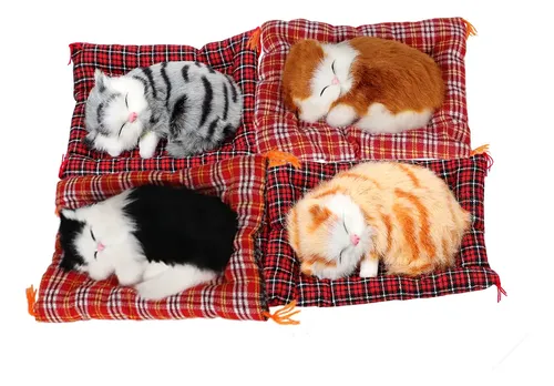 Preciosa Muñeca De Peluche Con Diseño De Coche Y Gatitos, Ju
