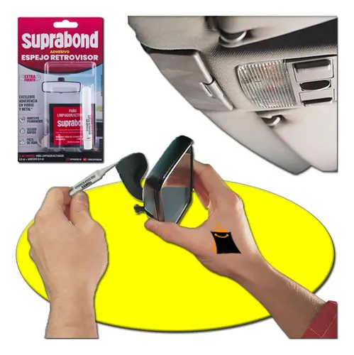 Adhesivo Pegamento Espejo Retrovisor Parabrisas Suprabond