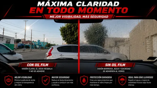 Cepillo Limpiador Vidrios Auto Oil Film Parabrisas Anti Lluv