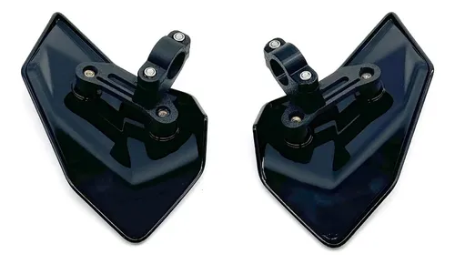 2 Protectores De Viento Con Deflector De Viento Para Moto Gu