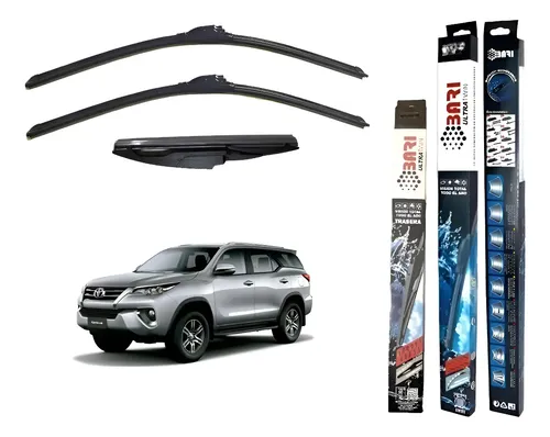 Kit De 3 Escobillas Toyota Hilux/sw4 2016 2017 2018