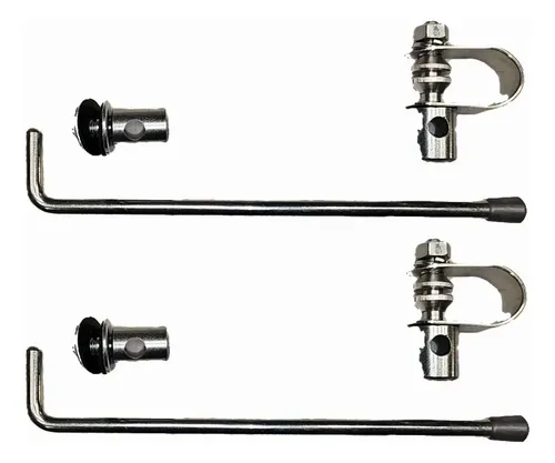Soportes Zincado 26 Cm Parabrisas Motos Anclajes Agarres
