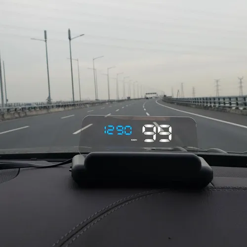 Pantalla Hud De Coche, Agua, Alarma De Neumáticos 3d, Parabr