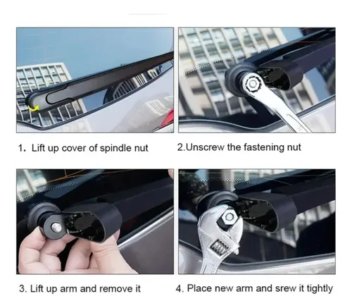Limpiaparabrisas Trasero Para Ventana Trasera De Renault Captur 2013-2016