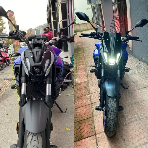 Parabrisas Bubble Mt07 De Acero Yamaha Mt 07 2021 2022