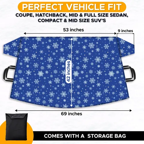 Cobertor Para Parabrisas Econour Para Nieve Y Hielo 69×42 Cm