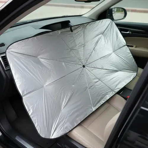 Parasol Paragua Para Parabrisas De Auto Plegable Metalizado